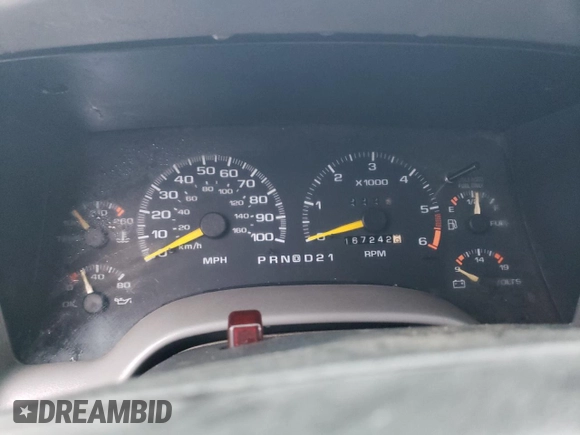 1995 Chevrolet Blazer z VIN 1GNDT13W4S2154787, wystawiony jako Copart lot #85719274 z przebiegiem 167 242 mil mil oraz Nie do naprawy • Non repairable. Historia ofert i sprzedaży dostępna na DreamBid. Obrazek 9.
