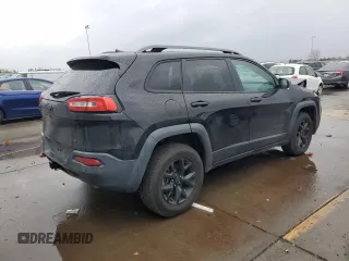 2017 Jeep Cherokee Trailhawk L Plus with VIN 1C4PJMBS2HW621430, listed as a Copart auction lot 84537184 with 125,101 mi miles and Salvage Title. Bid and sale history available at carsss.com. Image 3.