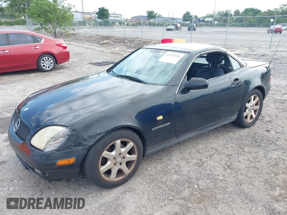 1999 Mercedes-Benz SLK 230/320 with VIN WDBKK47F0XF086064, listed as a IAAI auction lot 42223522 with 166,381 mi miles and . Bid and sale history available at DreamBid. Image 2.