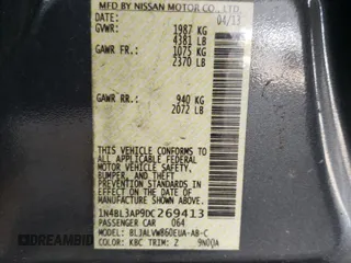2013 Nissan Altima SL z VIN 1N4BL3AP9DC269413, wystawiony jako Copart lot #58444645 z przebiegiem 174 406 mil mil oraz Szkoda całkowita • Salvage title. Historia ofert i sprzedaży dostępna na DreamBid. Obrazek 13.