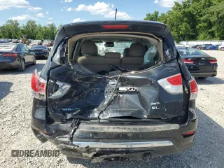 2014 Nissan Pathfinder S with VIN 5N1AR2MM1EC681211, listed as a Copart auction lot 61822735 with 127,275 mi miles and Salvage title. Bid and sale history available at DreamBid. Image 6.