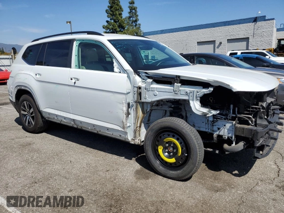 2021 Volkswagen Atlas SE with VIN 1V2DP2CA1MC549724, listed as a Copart auction lot 50237905 with 45,932 mi miles and Salvage title. Bid and sale history available at DreamBid. Image 4.