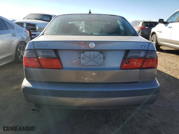 2001 Saab 9-5 with VIN YS3ED48E113035561, listed as a Copart auction lot 76598224 with 195,416 mi miles and Salvage Title. Bid and sale history available at carsss.com. Image 6.