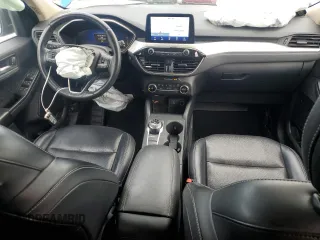 2020 Ford Escape SE Sport Hybrid with VIN 1FMCU0BZ7LUC04445, listed as a Copart auction lot 57971445 with 59,089 mi miles and Non repairable. Bid and sale history available at DreamBid. Image 8.