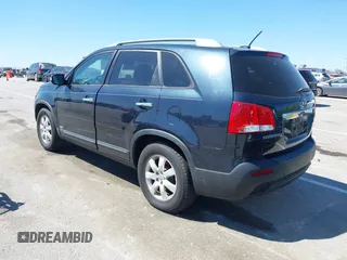 2013 Kia Sorento LX with VIN 5XYKTCA6XDG345234, listed as a IAAI auction lot 42047737 with 138,496 mi miles. Bid and sale history available at carsss.com. Image 3.