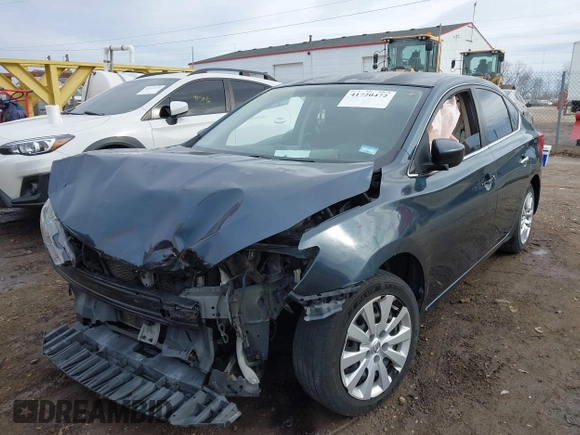 2016 Nissan Sentra S with VIN 3N1AB7AP7GY232147, listed as a IAAI auction lot 41720472 with 169,634 mi miles. Bid and sale history available at carsss.com. Image 17.