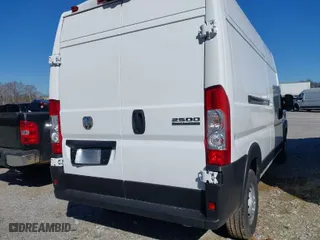 2023 Ram ProMaster Cargo Van with VIN 3C6LRVDG9PE594202, listed as a IAAI auction lot 41568510 with 5,396 mi miles. Bid and sale history available at carsss.com. Image 16.