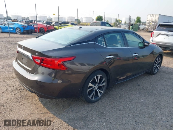 2016 Nissan Maxima SV with VIN 1N4AA6AP9GC384035, listed as a IAAI auction lot 42856838 with 116,736 mi miles and . Bid and sale history available at DreamBid. Image 4.