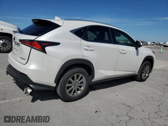 2021 Lexus NX with VIN JTJDARBZ0M5032113, listed as a Copart auction lot 50185745 with 53,602 mi miles and Salvage Title. Bid and sale history available at carsss.com. Image 3.
