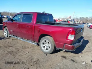 2019 Ram 1500 Big Horn/Lone Star with VIN 1C6SRFFT2KN647936, listed as a IAAI auction lot 41294403 with 123,834 mi miles. Bid and sale history available at carsss.com. Image 3.