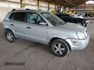 2008 Hyundai Tucson GLS with VIN KM8JM12B38U818352, listed as a Copart auction lot 71503394 with 186,965 mi miles and Salvage Title. Bid and sale history available at carsss.com. Image 4.