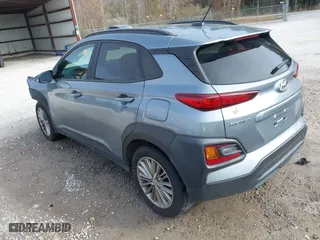 2021 Hyundai Kona SEL with VIN KM8K22AA5MU655335, listed as a IAAI auction lot 41464402 with 74,384 mi miles. Bid and sale history available at carsss.com. Image 3.