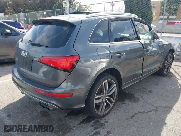 2017 Audi SQ5 with VIN WA1VCBFP0HA075147, listed as a IAAI auction lot 41765465 with 109,003 mi miles and . Bid and sale history available at DreamBid. Image 4.