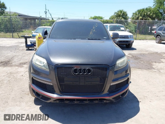 2013 Audi Q7 3.0T S line Prestige with VIN WA1DGAFE5DD009176, listed as a IAAI auction lot 42048689 with 176,035 mi miles. Bid and sale history available at carsss.com. Image 12.