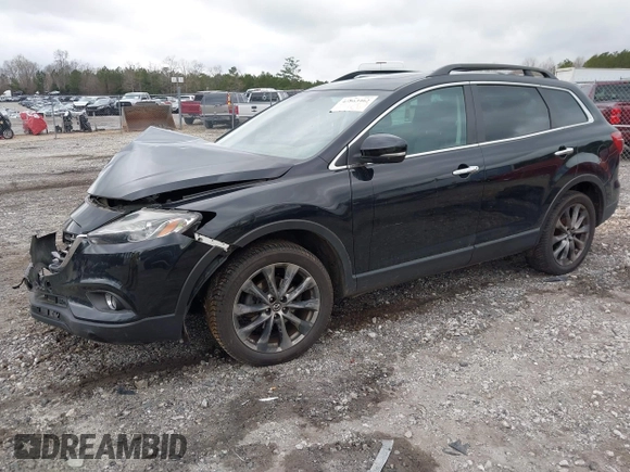 2015 Mazda CX-9 Grand Touring with VIN JM3TB3DV8F0462823, listed as a IAAI auction lot 41863462 with 91,043 mi miles. Bid and sale history available at carsss.com. Image 2.