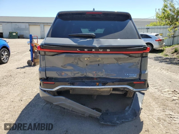 2024 Lexus TX 500h F Sport Premium с VIN 5TDABAB65RS001273, выставлен на аукционе Copart как лот 56386815 с пробегом 9 920 миль миль и На запчасти • Non repairable. История ставок и продаж доступна на DreamBid. Изображение 6.