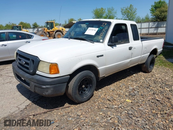 2005 Ford Ranger XL with VIN 1FTYR14U85PB08991, listed as a IAAI auction lot 41970746 with 361,978 mi miles. Bid and sale history available at carsss.com. Image 2.