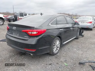 2015 Hyundai Sonata Limited with VIN 5NPE34AF3FH106073, listed as a IAAI auction lot 41705413 with 107,405 mi miles and . Bid and sale history available at carsss.com. Image 4.