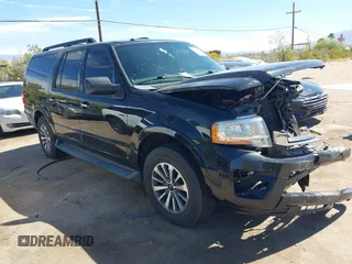2017 Ford Expedition EL XLT with VIN 1FMJK1HT4HEA08227, listed as a IAAI auction lot 42045918 with 147,025 mi miles. Bid and sale history available at carsss.com. Image 1.
