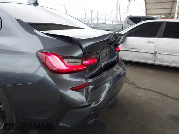 2019 BMW 3 Series 330i with VIN WBA5R1C56KAK07317, listed as a IAAI auction lot 42034264 with 43,448 mi miles and . Bid and sale history available at DreamBid. Image 6.
