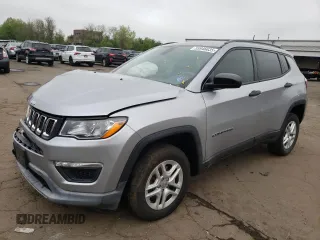 2018 Jeep Compass Sport с VIN 3C4NJDAB0JT100209, выставлен на аукционе Copart как лот 53946635 с пробегом 84 881 миль миль и Списание • Salvage title. История ставок и продаж доступна на DreamBid. Изображение 1.