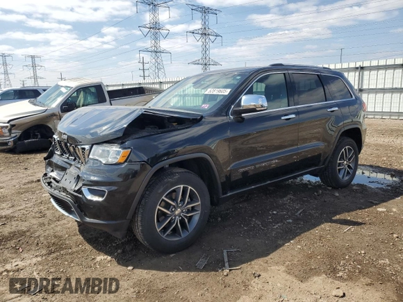 2018 Jeep Grand Cherokee Limited with VIN 1C4RJFBG0JC363271, listed as a Copart auction lot 52819605 with 77,576 mi miles and Salvage Title. Bid and sale history available at DreamBid. Image 1.