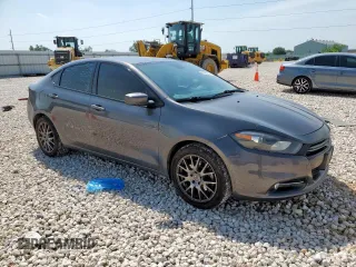 2015 Dodge Dart GT with VIN 1C3CDFEB9FD277668, listed as a Copart auction lot 56960145 with 162,124 mi miles and Salvage title. Bid and sale history available at DreamBid. Image 4.