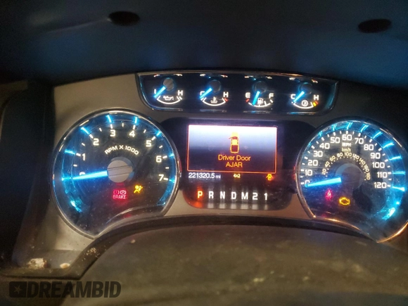 2013 Ford F-150 XL with VIN 1FTFW1ETXDFA18574, listed as a Copart auction lot 46163535 with 221,320 mi miles and Clean title. Bid and sale history available at DreamBid. Image 9.