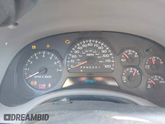 2006 Chevrolet TrailBlazer LS with VIN 1GNDT13S762231896, listed as a IAAI auction lot 40548299 with 229,861 mi miles and . Bid and sale history available at DreamBid. Image 7.