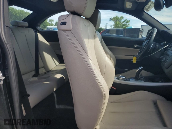 2015 BMW 2 Series M235i with VIN WBA1J7C5XFV253790, listed as a Copart auction lot 57155255 with 136,967 mi miles and Salvage title. Bid and sale history available at DreamBid. Image 10.