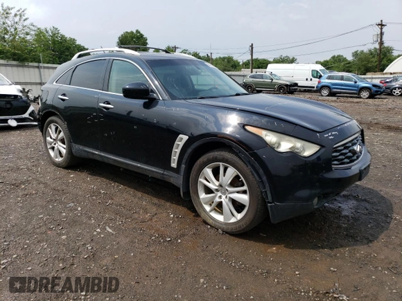 2009 Infiniti FX35 with VIN JNRAS18W59M156067, listed as a Copart auction lot 50407644 with 247,423 mi miles and Salvage Title. Bid and sale history available at carsss.com. Image 4.