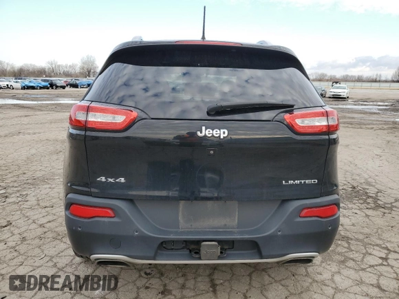 2018 Jeep Cherokee Limited z VIN 1C4PJMDX9JD516975, wystawiony jako Copart lot #51656455 z przebiegiem 95 375 mil mil oraz Szkoda całkowita • Salvage title. Historia ofert i sprzedaży dostępna na DreamBid. Obrazek 6.