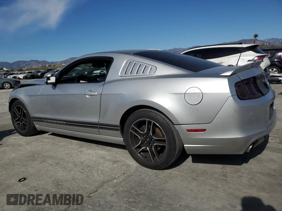 2014 Ford Mustang V6 with VIN 1ZVBP8AM8E5284876, listed as a Copart auction lot 46442325 with 120,078 mi miles and Salvage Title. Bid and sale history available at carsss.com. Image 2.