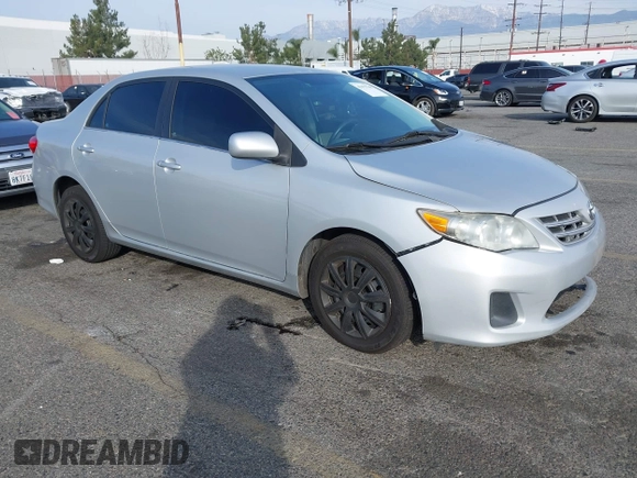 2013 Toyota Corolla L with VIN 2T1BU4EE0DC104010, listed as a IAAI auction lot 41473768 with 67,808 mi miles. Bid and sale history available at carsss.com. Image 1.