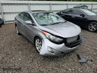 2012 Hyundai Elantra GLS with VIN KMHDH4AE5CU310844, listed as a Copart auction lot 46615385 with 140,117 mi miles and Salvage Title. Bid and sale history available at carsss.com. Image 11.