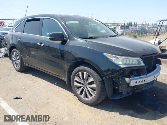 2016 Acura MDX Technology z VIN 5FRYD4H48GB047664, wystawiony jako IAAI lot #42149160 z przebiegiem 132 754 mil mil oraz . Historia ofert i sprzedaży dostępna na DreamBid. Obrazek 1.