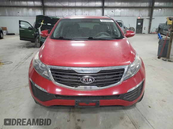 2012 Kia Sportage LX with VIN KNDPB3A29C7224695, listed as a Copart auction lot 53235665 with Not provided miles and Salvage title. Bid and sale history available at DreamBid. Image 5.