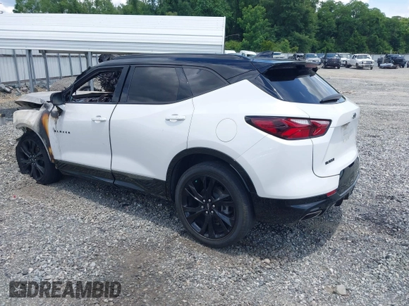 2022 Chevrolet Blazer RS with VIN 3GNKBERS3NS180084, listed as a IAAI auction lot 42370510 with Not provided miles and . Bid and sale history available at DreamBid. Image 3.
