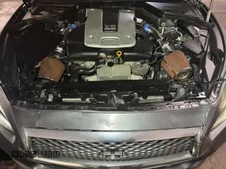 2015 Infiniti Q50 with VIN JN1BV7AR7FM412100, listed as a Copart auction lot 54574705 with 111,230 mi miles and Salvage Title. Bid and sale history available at carsss.com. Image 7.