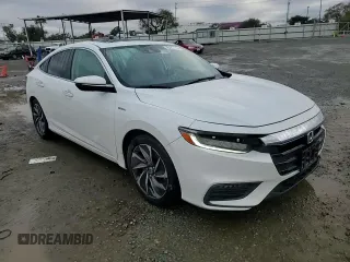 2021 Honda Insight Touring with VIN 19XZE4F96ME009546, listed as a Copart auction lot 48487045 with 60,446 mi miles and Salvage Title. Bid and sale history available at carsss.com. Image 10.