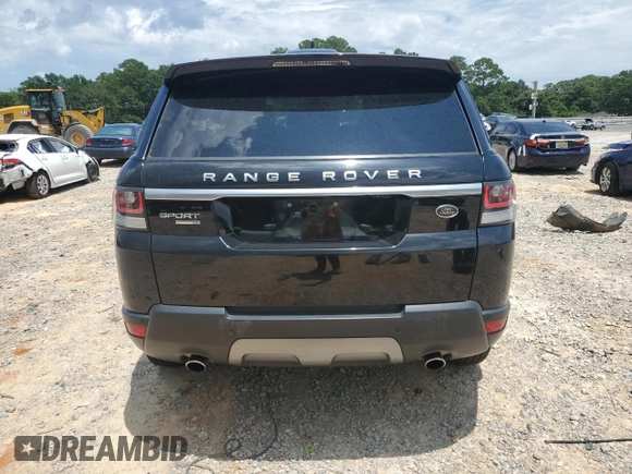 2016 Land Rover Range Rover Sport SE with VIN SALWG2PFXGA658935, listed as a Copart auction lot 59714495 with 64,202 mi miles and Salvage title. Bid and sale history available at DreamBid. Image 6.