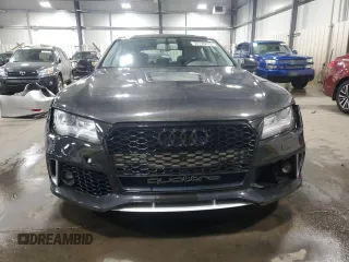 2013 Audi A7 Prestige with VIN WAU2GAFC0DN154192, listed as a Copart auction lot 52795815 with 114,947 mi miles and Salvage title. Bid and sale history available at DreamBid. Image 5.