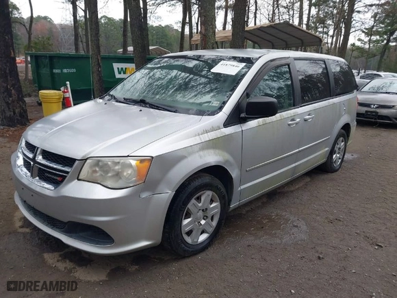 2012 Dodge Grand Caravan SE with VIN 2C4RDGBG0CR349524, listed as a IAAI auction lot 41879846 with 175,216 mi miles. Bid and sale history available at carsss.com. Image 2.