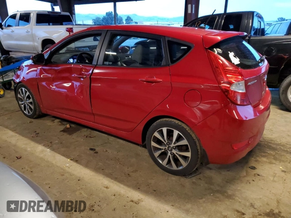 2015 Hyundai Accent Sport with VIN KMHCU5AE2FU200027, listed as a Copart auction lot 84098834 with 145,461 mi miles and Salvage Title. Bid and sale history available at carsss.com. Image 2.