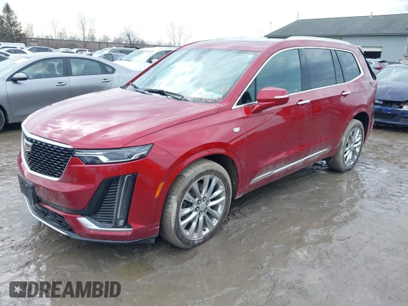 2022 Cadillac XT6 Premium Luxury with VIN 1GYKPDRS6NZ118860, listed as a IAAI auction lot 41459341 with 64,682 mi miles. Bid and sale history available at carsss.com. Image 2.