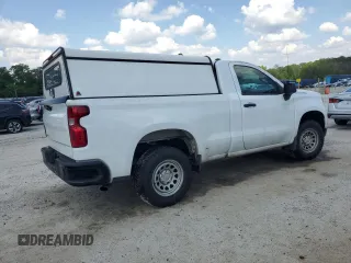 2023 Chevrolet Silverado 1500 Work Truck with VIN 3GCNAAEK9PG359243, listed as a Copart auction lot 56012745 with 99,026 mi miles and Clean Title. Bid and sale history available at DreamBid. Image 3.