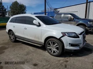 2013 Audi Q7 3.0T Premium Plus with VIN WA1LGBFE7DD005955, listed as a Copart auction lot 50262895 with 76,354 mi miles and Salvage Title. Bid and sale history available at carsss.com. Image 4.