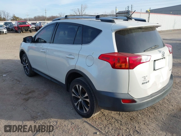 2015 Toyota RAV4 Limited z VIN 2T3YFREV2FW230363, wystawiony jako IAAI lot #41428314 z przebiegiem Nie podano mil oraz . Historia ofert i sprzedaży dostępna na DreamBid. Obrazek 3.
