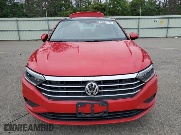 2019 Volkswagen Jetta SEL with VIN 3VWE57BUXKM192217, listed as a Copart auction lot 62532145 with 43,638 mi miles and Salvage title. Bid and sale history available at DreamBid. Image 5.