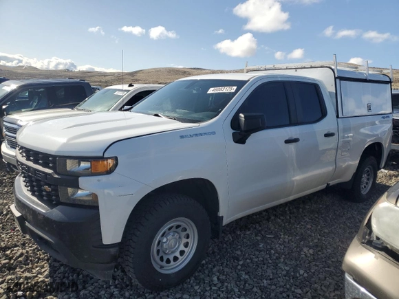 2021 Chevrolet Silverado 1500 Work Truck with VIN 1GCRYAEH9MZ254912, listed as a Copart auction lot 46083125 with 68,420 mi miles and Salvage Title. Bid and sale history available at carsss.com. Image 1.